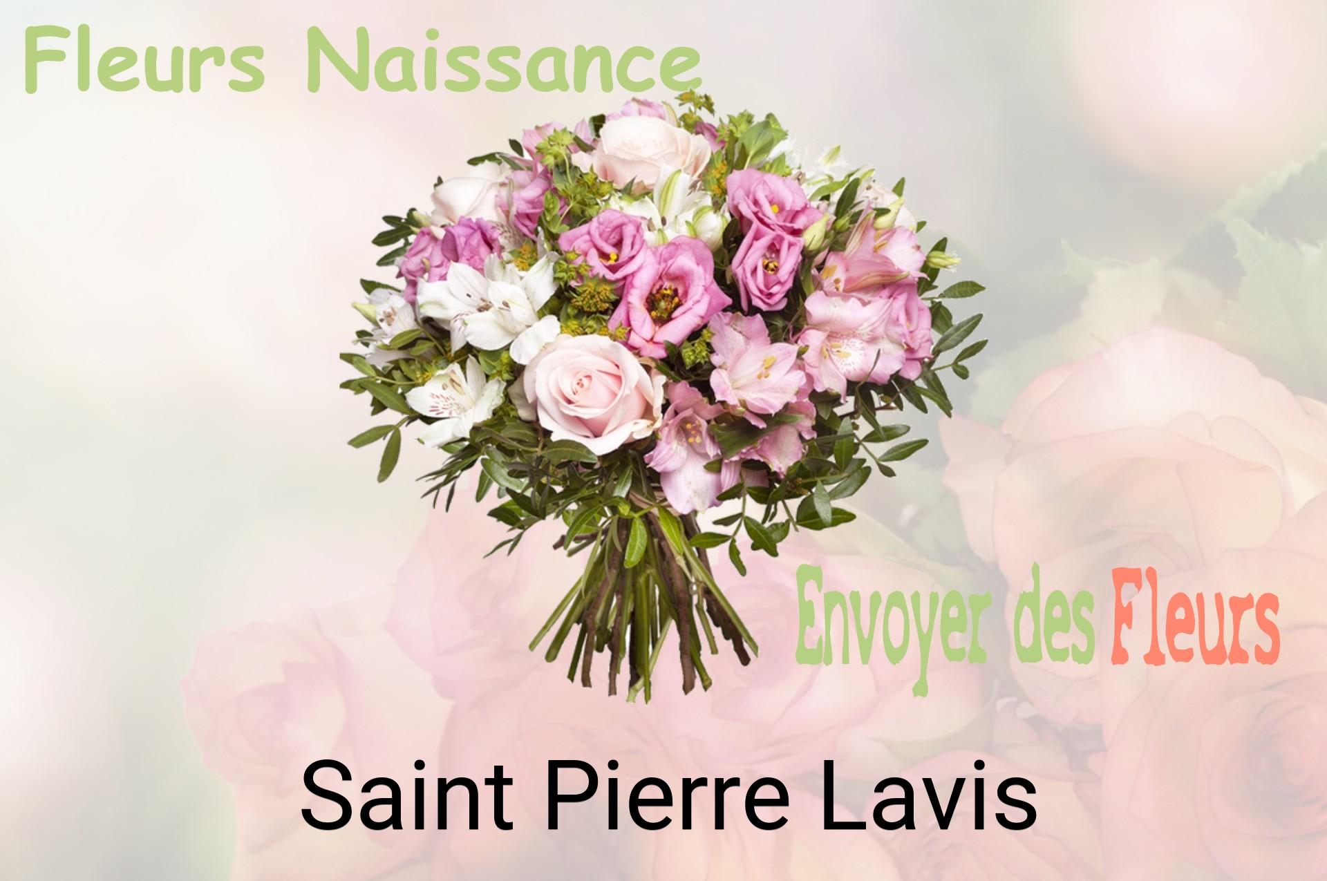 Bouquet de fleurs de naissance livré à Saint-Pierre-Lavis